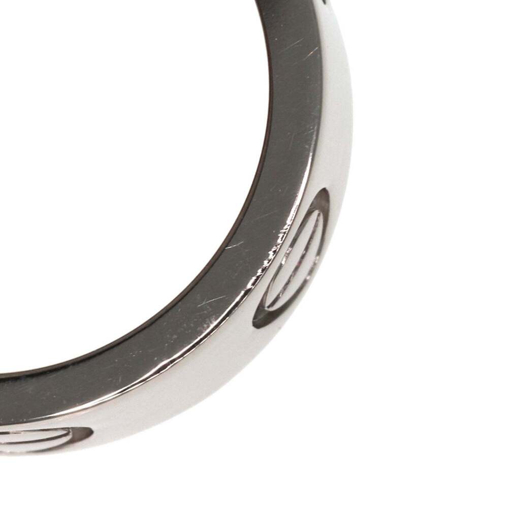 CARTIER 18k Silver Love Ring #47 - Picture 7 of 7